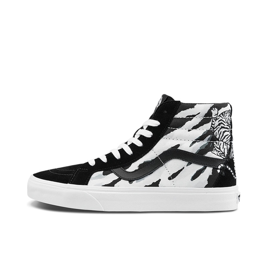 推荐商品：Vans/范斯 SK8-Hi 板鞋 潮流经典拼接复古街头厚底 黑白/虎纹