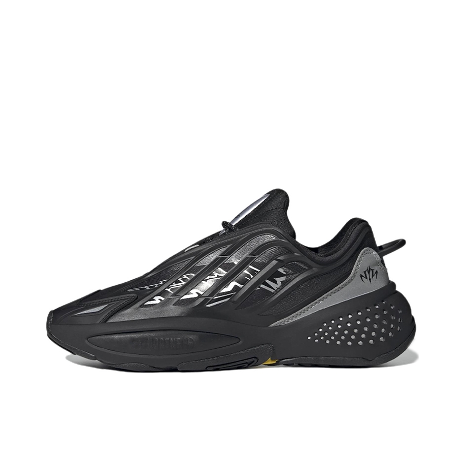 推荐商品：adidas originals Ozrah 运动休闲鞋 缓震回弹防滑耐磨舒适透气轻便百搭复古织物 Guccimaze联名/黑色/银色