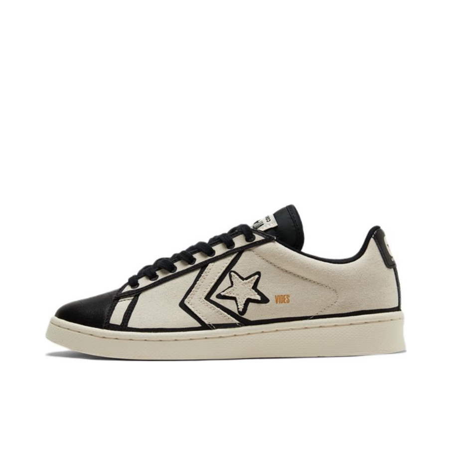 推荐商品：Converse/匡威 Pro Leather 复古 经典 防滑耐磨 运动 减震 板鞋 Joshua Vides联名/米色/黑色