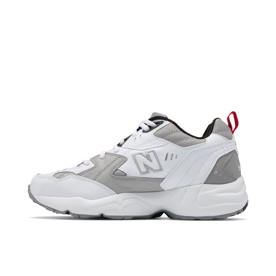 推荐商品：New Balance 608 潮流 透气 耐磨 运动休闲鞋 白灰
