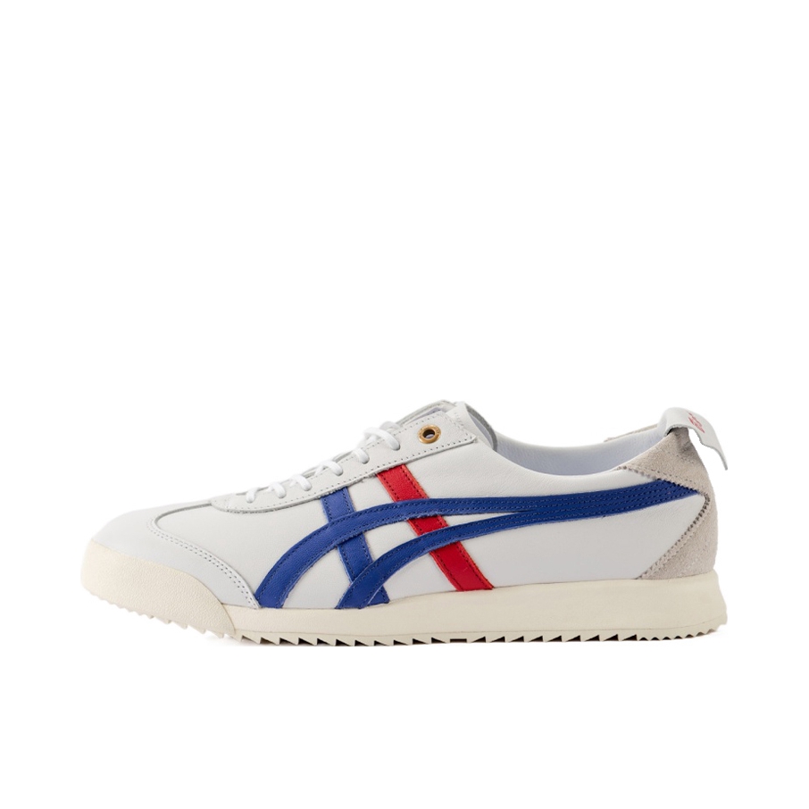 推荐商品：Onitsuka Tiger/鬼塚虎 Mexico 66 Slip-on 懒人鞋 德训鞋 运动休闲鞋 复古轻便透气一脚蹬舒适百搭 白色/红色/蓝色