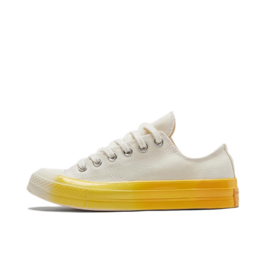 推荐商品：Converse/匡威 1970s 帆布鞋 圆头防滑经典复古轻便时尚拼接百搭 米白/黄色