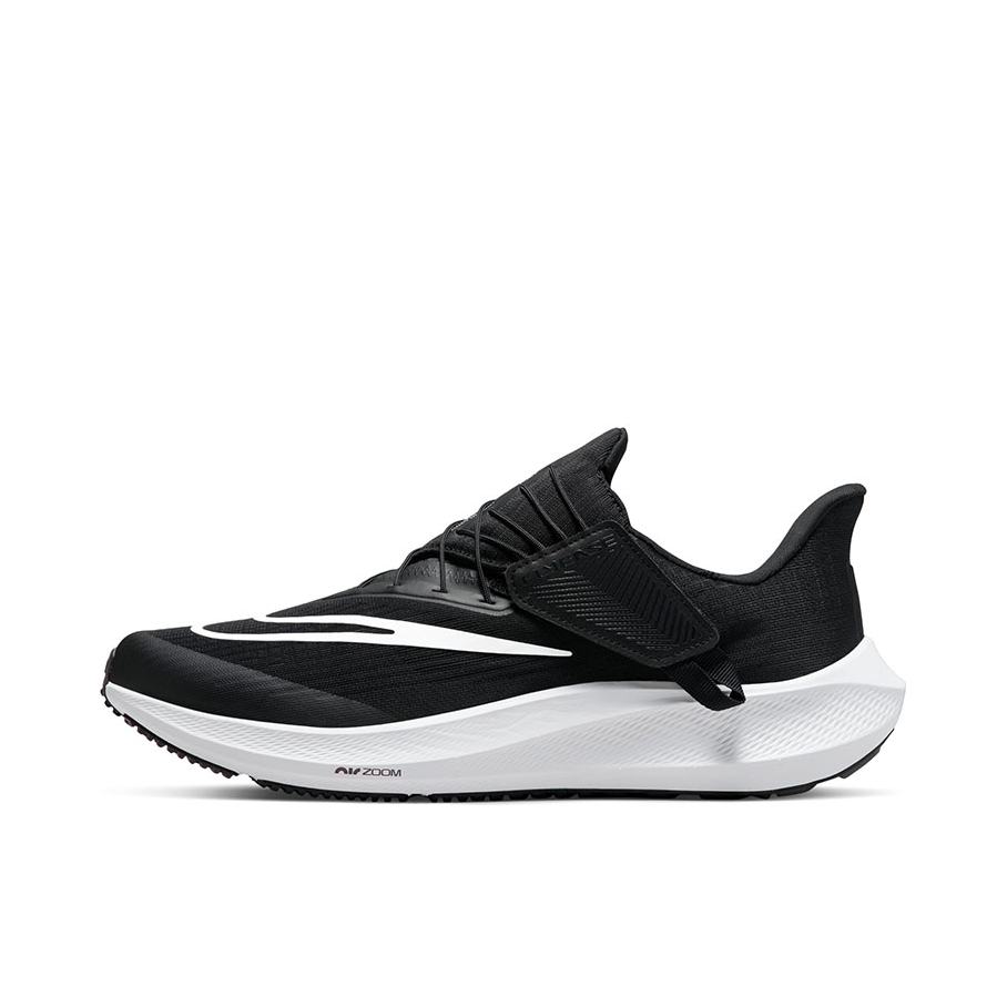 推荐商品：Nike Air Zoom Pegasus 39 FlyEase 跑鞋 公路跑步易穿脱马拉松织物 男款/黑色/白色