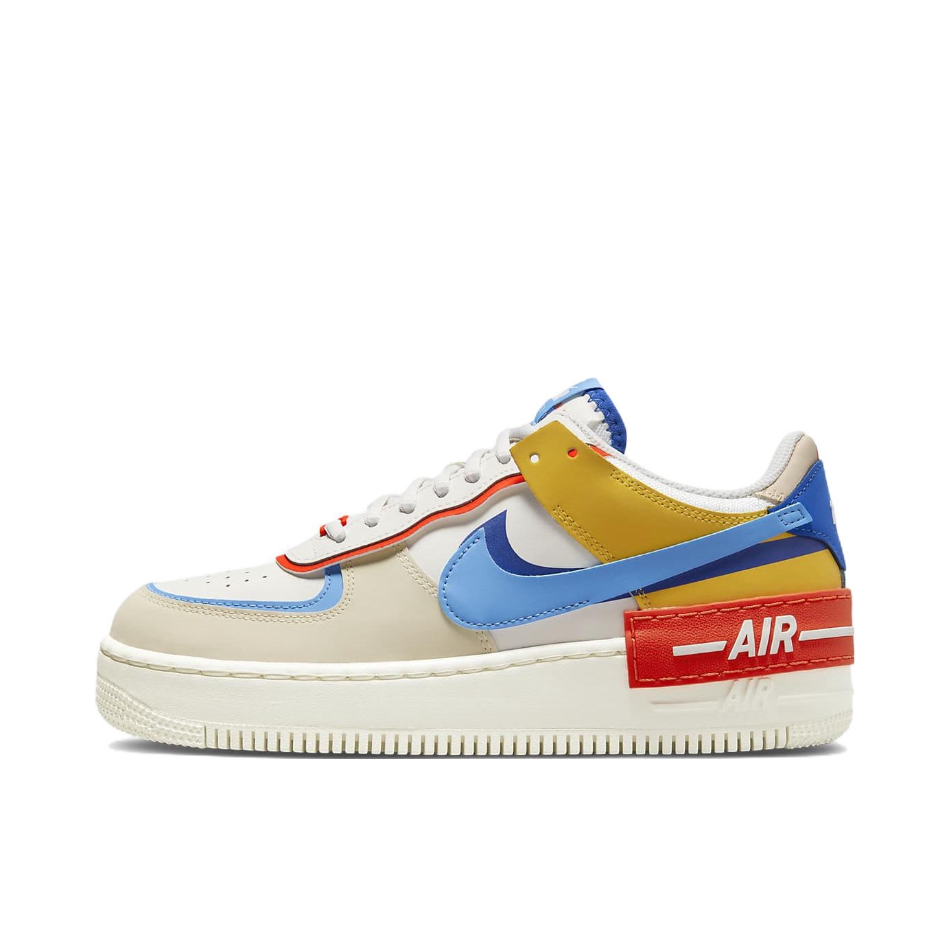 推荐商品：Nike Air Force 1 空军一号 板鞋 轻便舒适百搭耐磨防滑复古 Shadow/白色/蓝色/红色/棕色/黄色