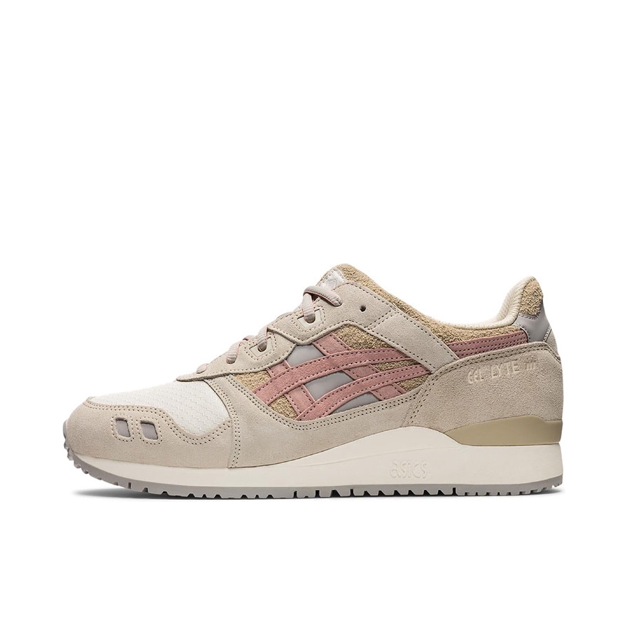 推荐商品：Asics/亚瑟士 Gel-Lyte 3 OG 减震回弹 耐磨防滑 舒适透气 合成革 缓震 复古 低帮 跑鞋 灰色/粉色/棕色
