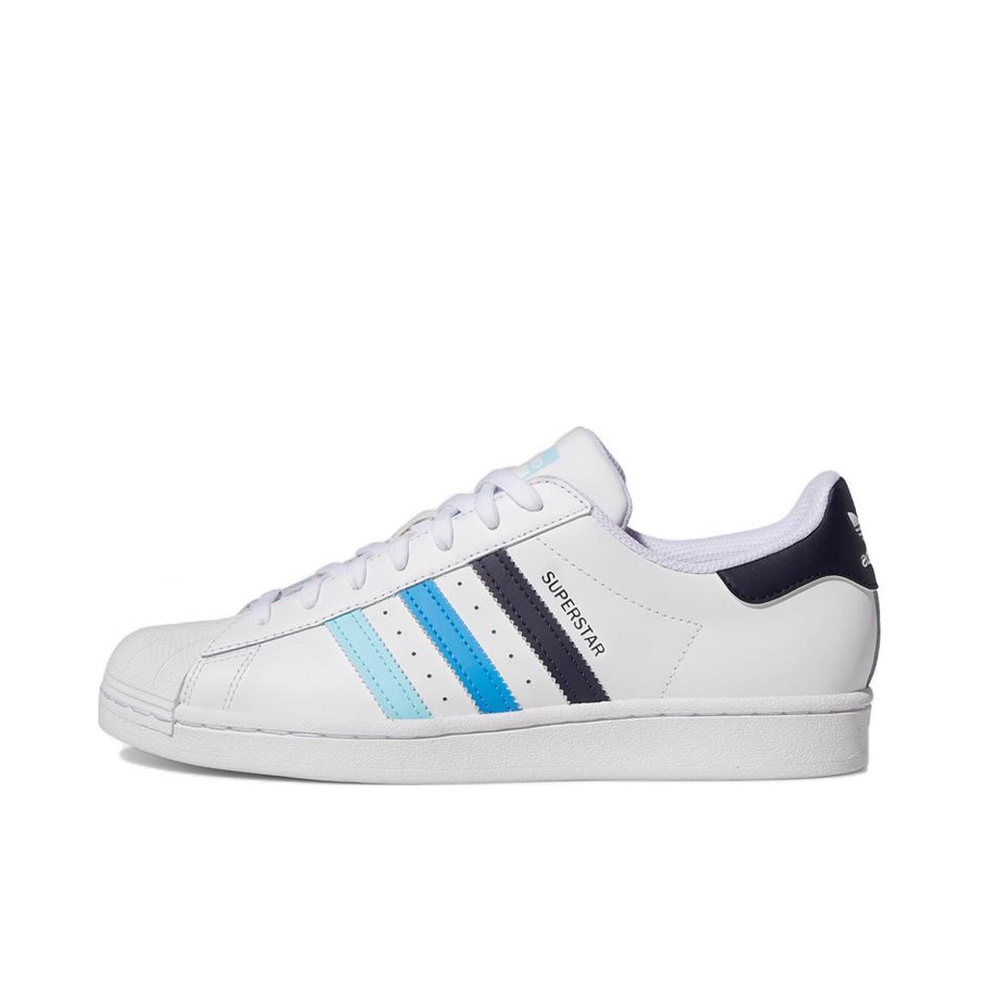 推荐商品：【宋雨琦同款】 adidas Originals Superstar 板鞋 轻便贝壳头薄底舒适百搭耐磨复古 白色/蓝色/黑色