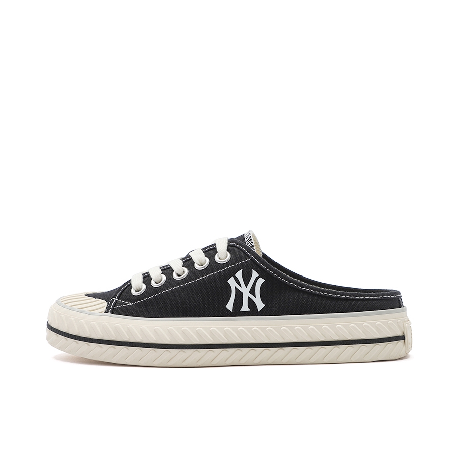 推荐商品：MLB PlayBall 防滑耐磨 舒适轻便 饼干鞋 帆布鞋 黑色/白色