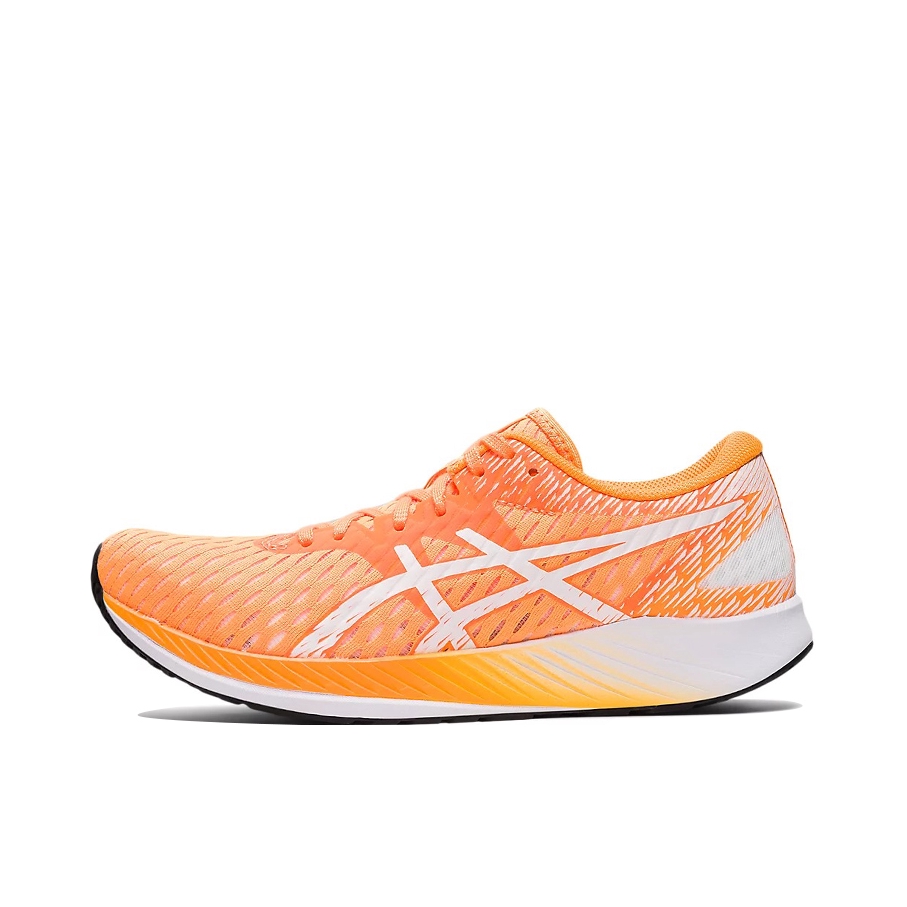 推荐商品：Asics/亚瑟士 Hyper Speed 1 跑鞋 缓震回弹防滑耐磨稳定支撑轻便透气织物 橙色/白色