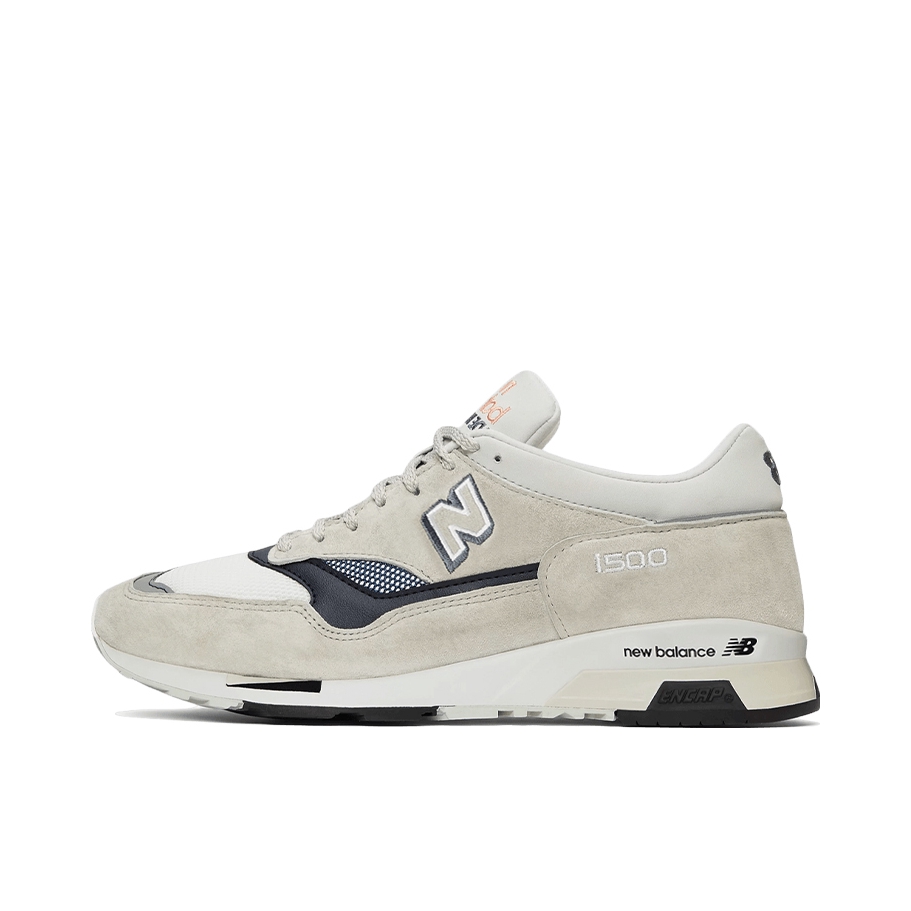 推荐商品：New Balance 1500 跑鞋 减震回弹透气防滑耐磨马拉松合成革织物复古包裹性轻便圆头贴合 灰色/白色/深蓝