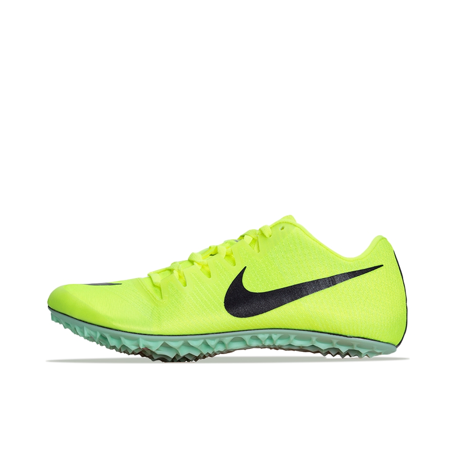 推荐商品：【苏炳添同款】 Nike Zoom Ja Fly 3 跑鞋 碳板田径竞速短跑防滑耐磨舒适减震包裹性织物马拉松 黄色/绿色