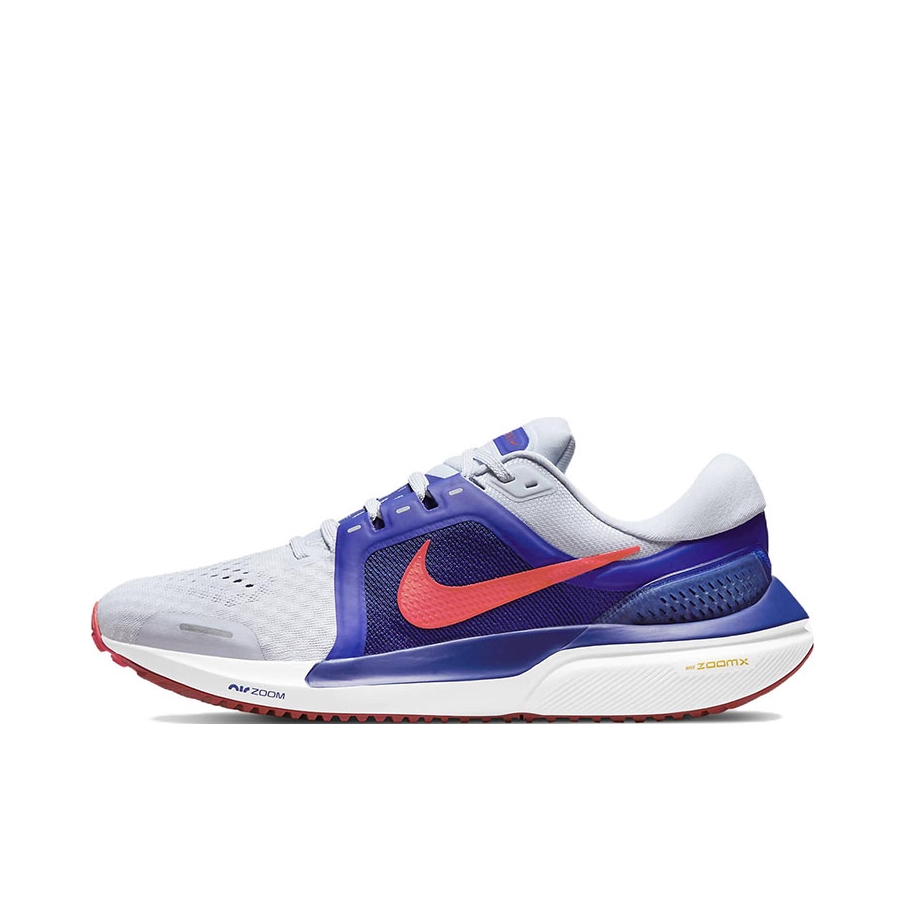 推荐商品：Nike Air Zoom Vomero 16 premium 跑鞋 碳板泡绵减震耐磨轻便透气舒适气垫回弹圆头 灰色/蓝色/红色