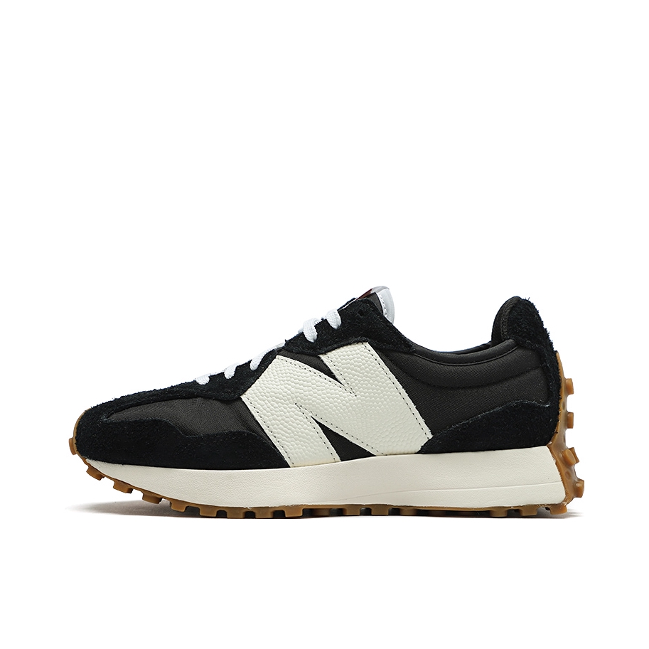 推荐商品：【IU同款】 New Balance 327 跑鞋 舒适复古防滑耐磨休闲透气减震拼接运动防水织物慢跑圆头 米白/黑色