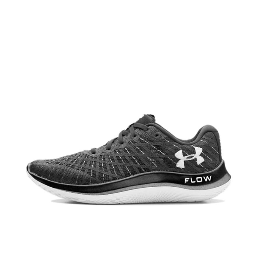 推荐商品：Under Armour/安德玛 Flow Velociti Wind 防滑减震 舒适耐磨 健身训练 轻便透气 回弹 跑鞋 黑色/灰色