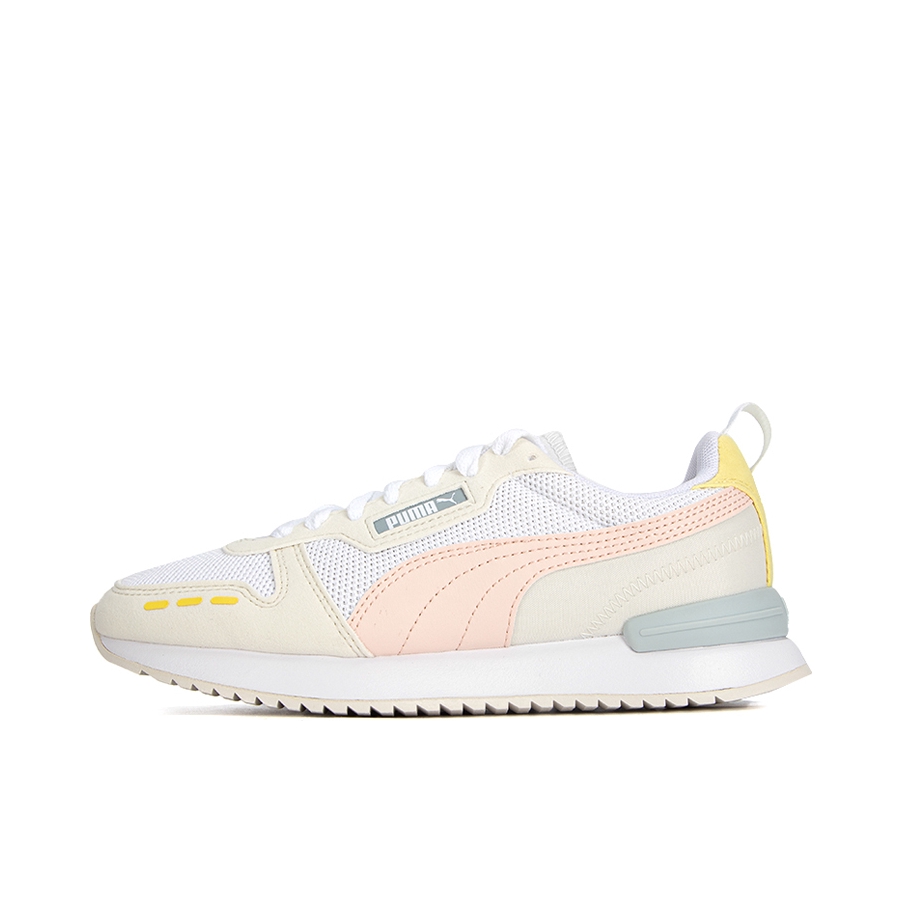 推荐商品：Puma/彪马 R78 Runner 经典复古 耐磨透气 缓震防滑 拼接 网面 运动 德训鞋 跑鞋 白色/粉色/黄色 