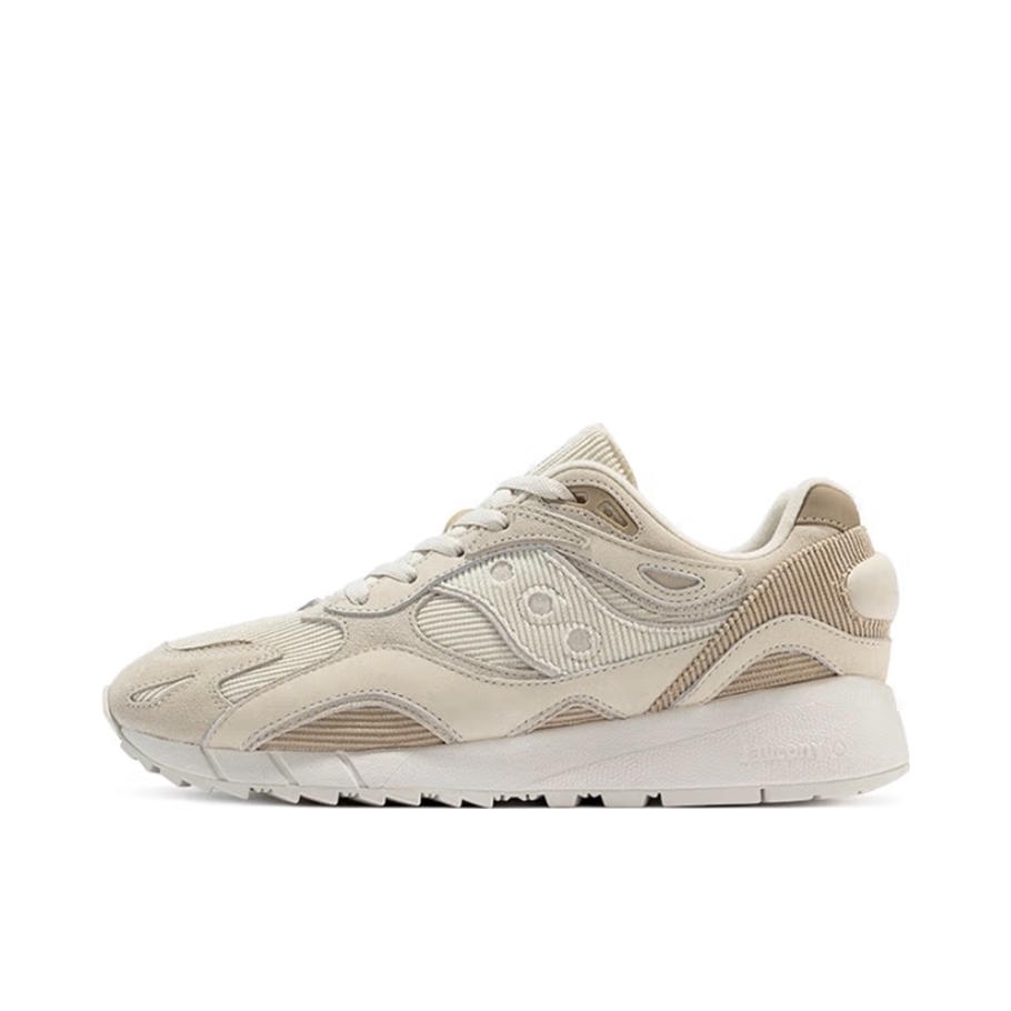 推荐商品：Saucony/索康尼 Shadow 6000 经典复古 防滑耐磨 舒适休闲 透气 防水 织物 运动 跑鞋 卡其色/褐色