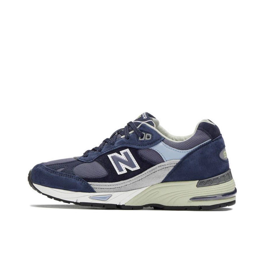 推荐商品：New Balance 991 跑鞋 舒适减震防滑耐磨织物网布透气经典复古休闲运动百搭通勤贴合 藏蓝色