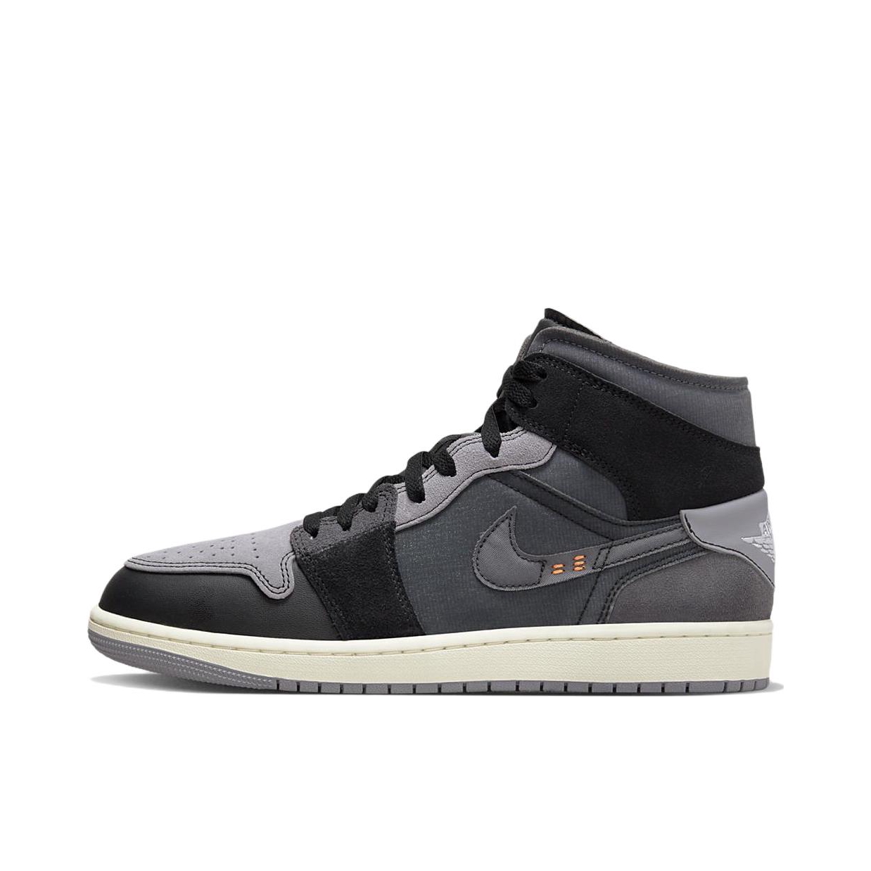 推荐商品：Air Jordan 1 板鞋 运动休闲鞋 复古潮流支撑合成革 黑色/灰色