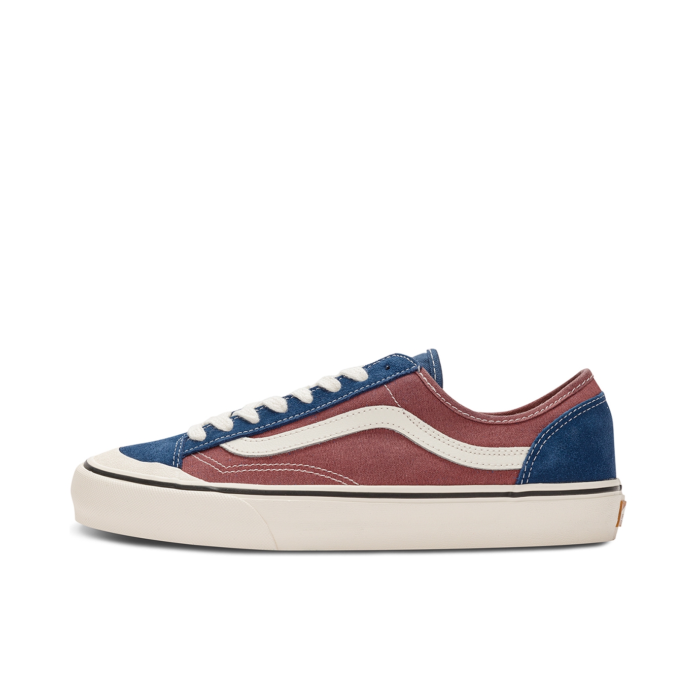推荐商品：Vans/范斯 Style 136 DECON VR3 SF 防滑耐磨 舒适透气 复古 帆布鞋 浅红色/青色