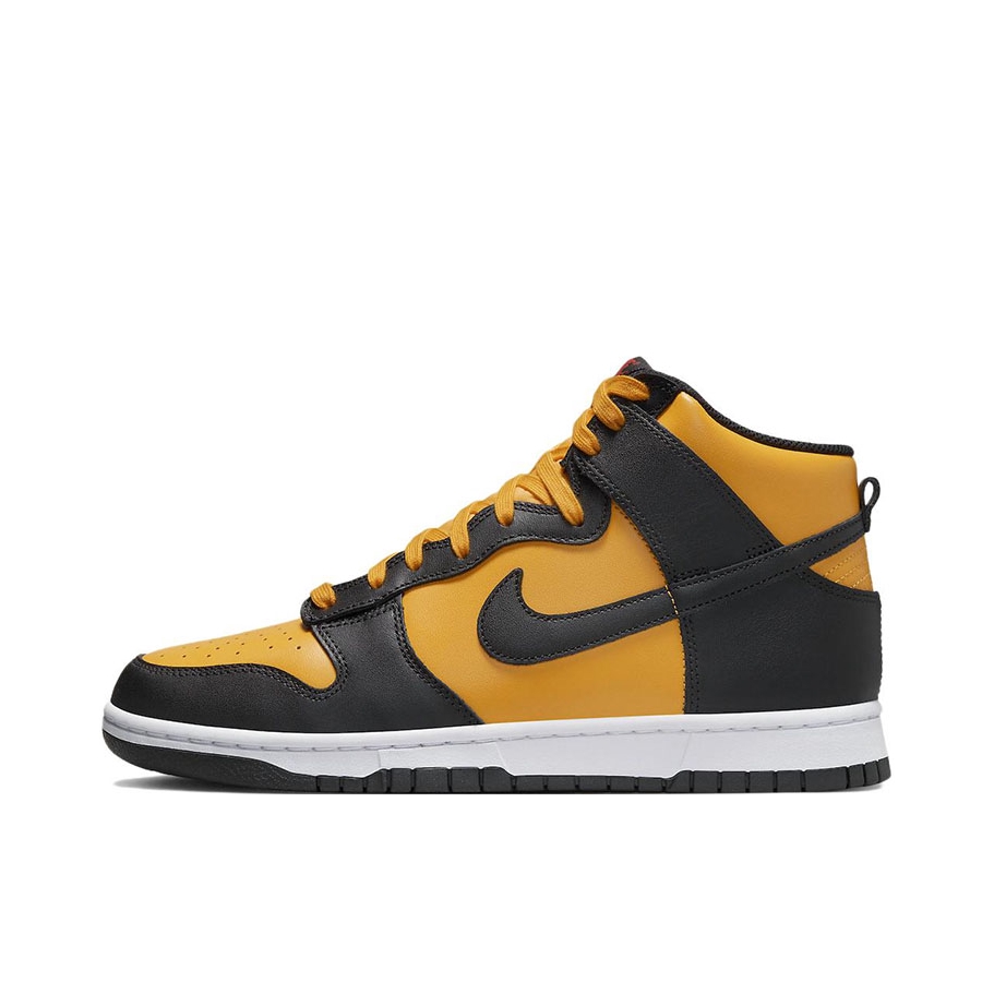 推荐商品：Nike Dunk 板鞋 经典复古百搭 Bruce Lee 高帮/黄色/黑色