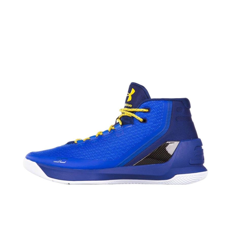 推荐商品：Under Armour/安德玛 Curry 3 实战 减震 防滑耐磨 篮球鞋 MediumBlue/Black
 勇士蓝