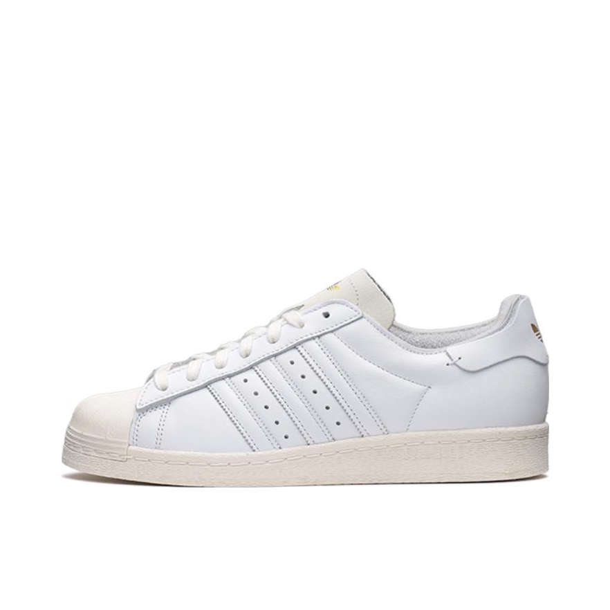 推荐商品：adidas Originals Superstar 82 板鞋 轻便简约复古贝壳头防滑防水贴合 白色