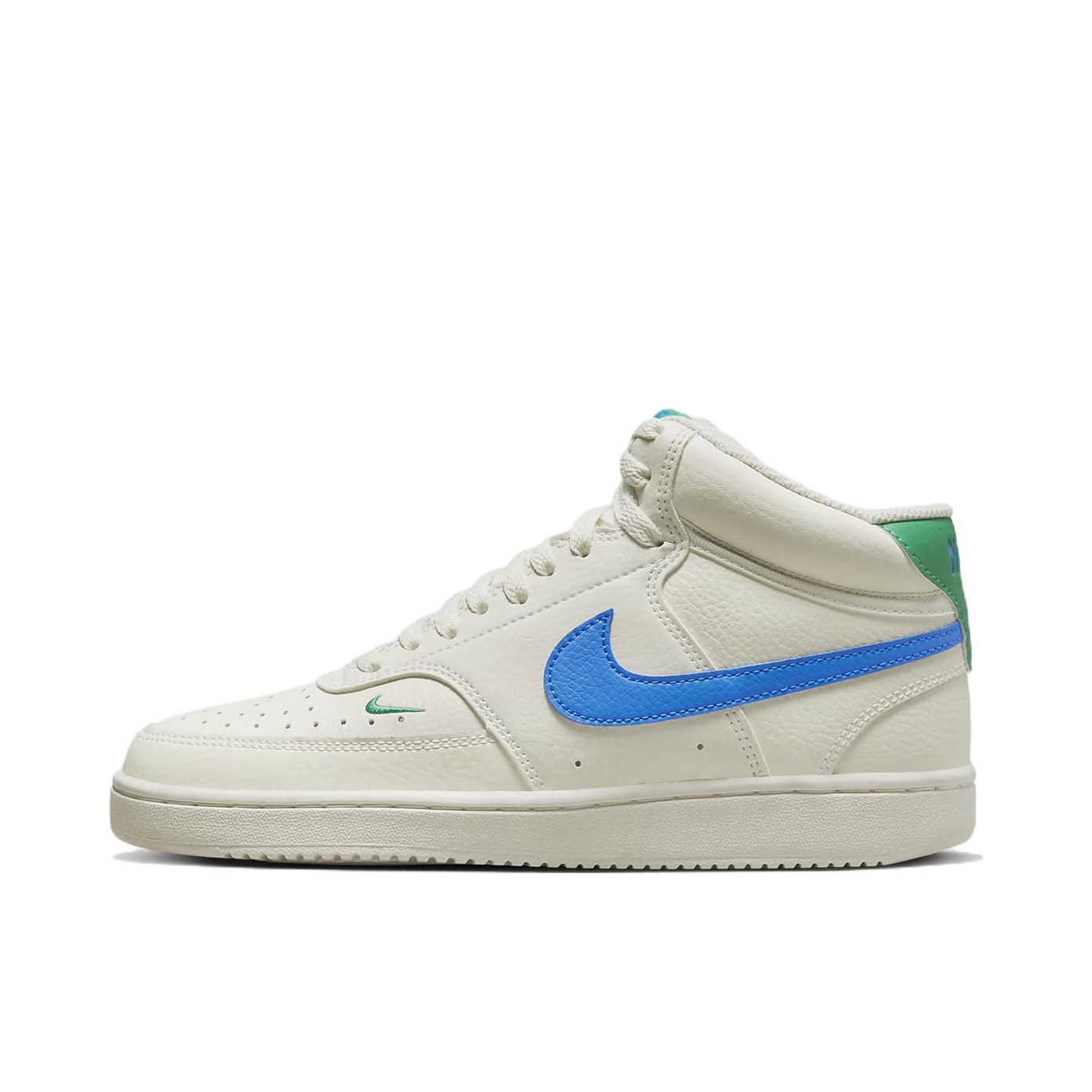 推荐商品：Nike Court Vision 板鞋 复古缓震抓地防滑轻便 灰色/蓝色/绿色