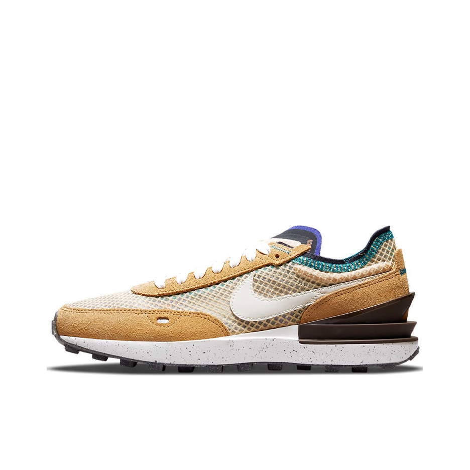 推荐商品：Nike Waffle One 跑鞋 轻便透气防滑耐磨舒适复古缓震运动织物支撑圆头 米色/棕色