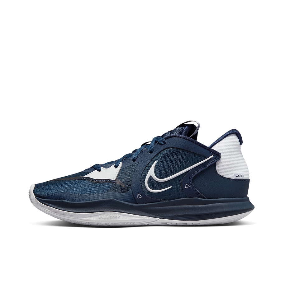 推荐商品：Nike Kyrie Low 5 透气 防滑耐磨 支撑 圆头织物 实战 篮球鞋 TB版/藏蓝/白色