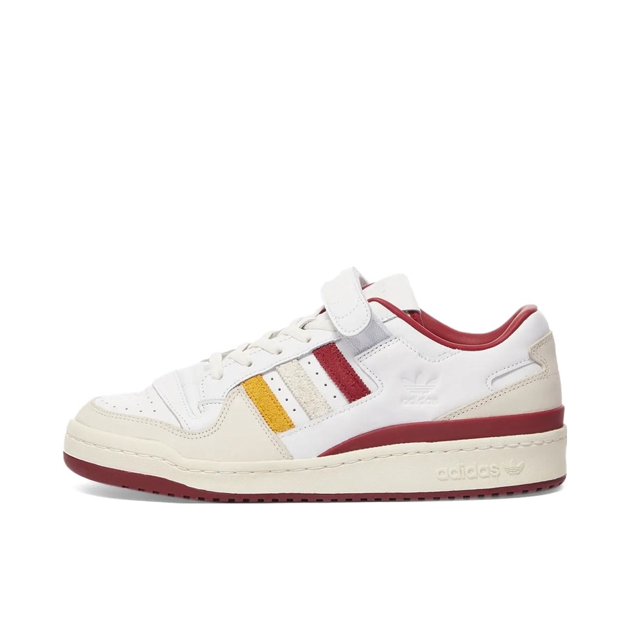 推荐商品：adidas Originals Forum 板鞋 轻便复古防滑时尚魔术贴篮球风薄底包裹性 Varsity END.联名/白色/红色/黄色