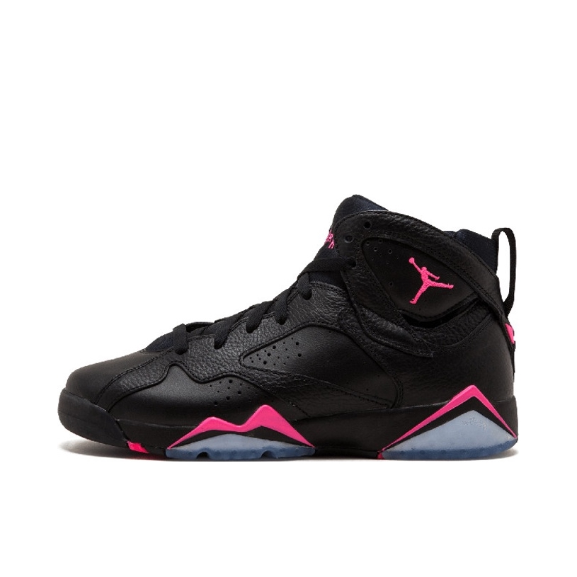 推荐商品：Air Jordan 7 运动休闲鞋 时尚防滑耐磨复古支撑合成革网布潮流 Black Hyper Pink 黑色/粉色/灰色
