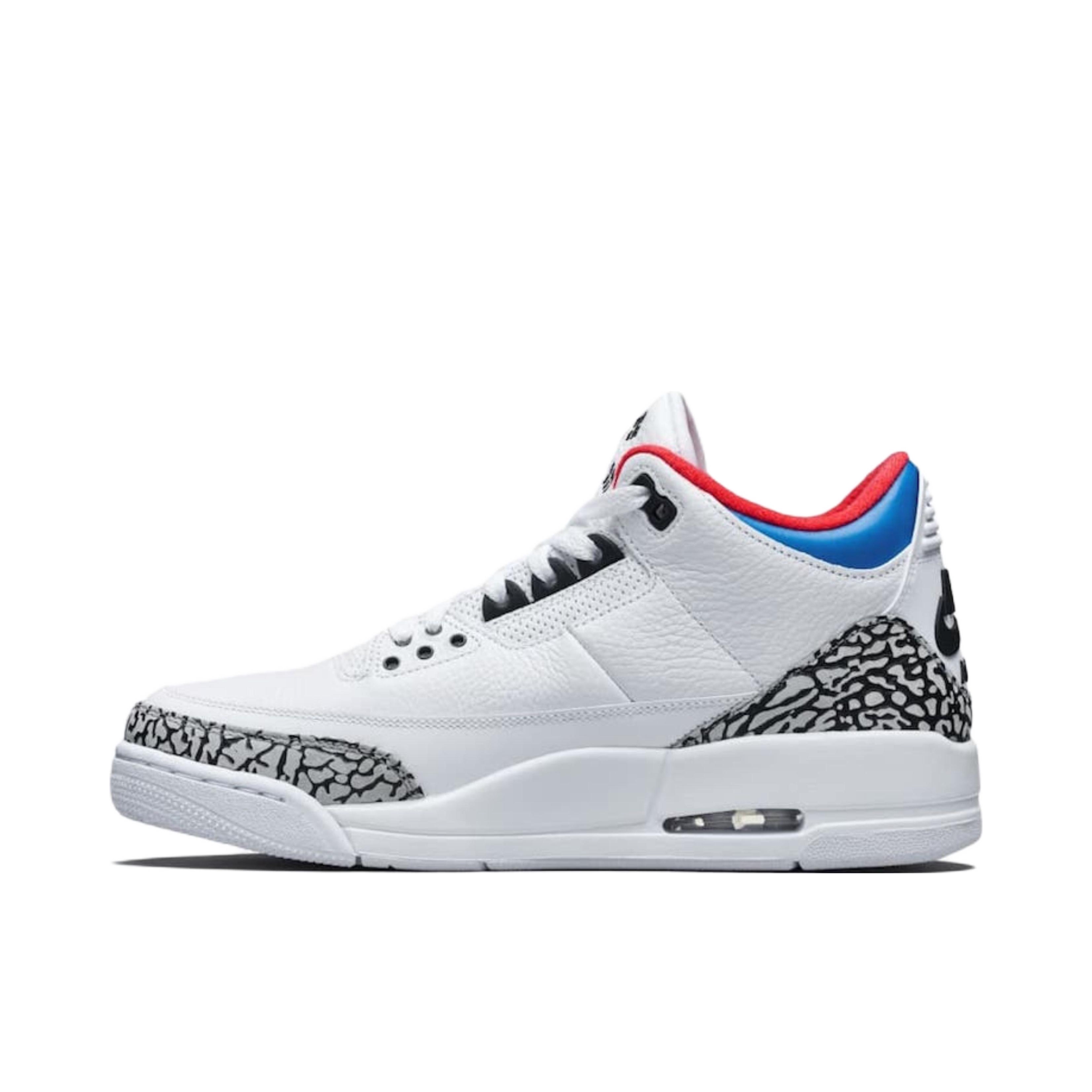 推荐商品：Air Jordan 3 运动休闲鞋 潮流复古抓地支撑缓震合成革圆头 Seoul 男款/首尔