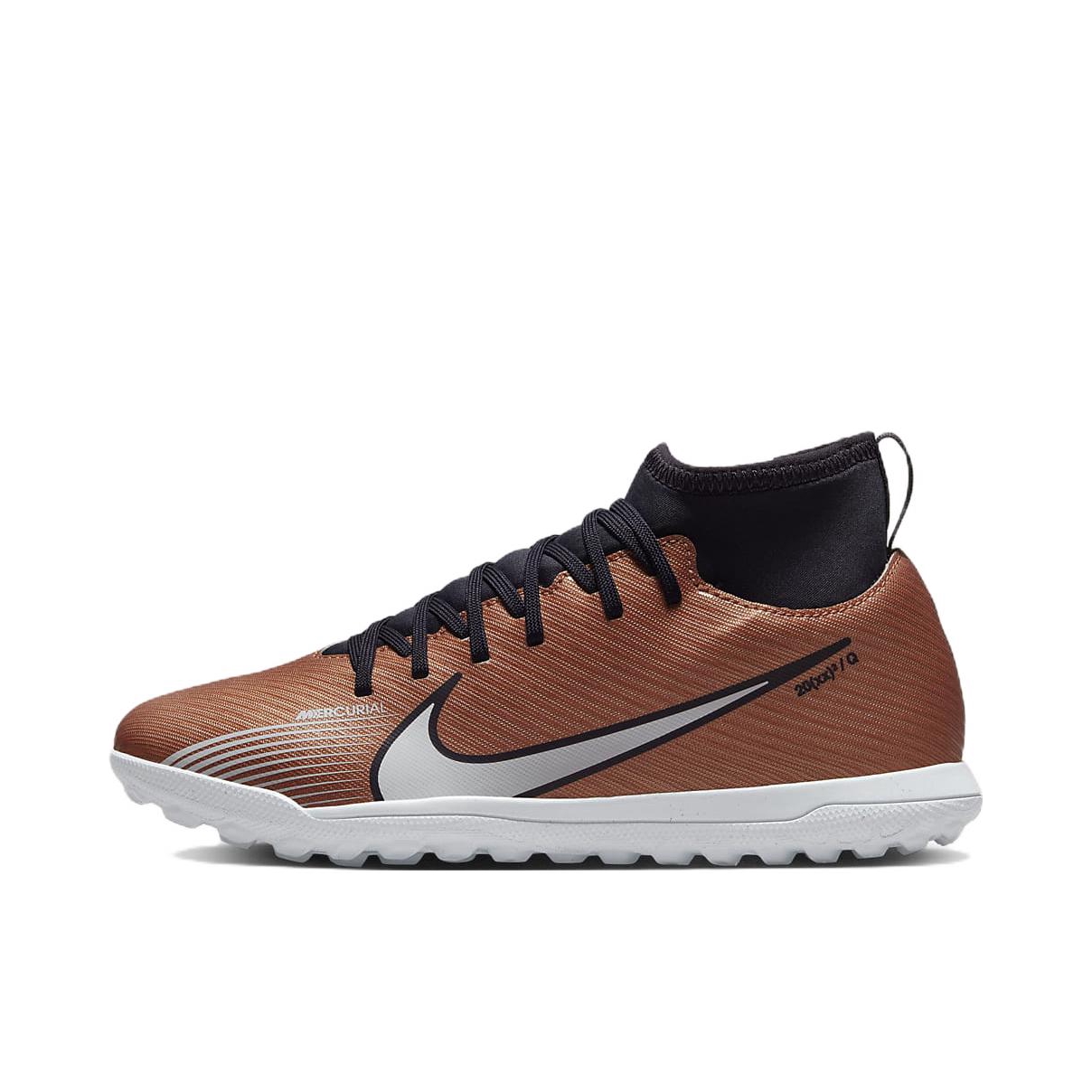 推荐商品：Nike Mercurial Superfly 9 Club CR7 TF 低端 碎钉 人造草地 足球鞋 大童/金属铜