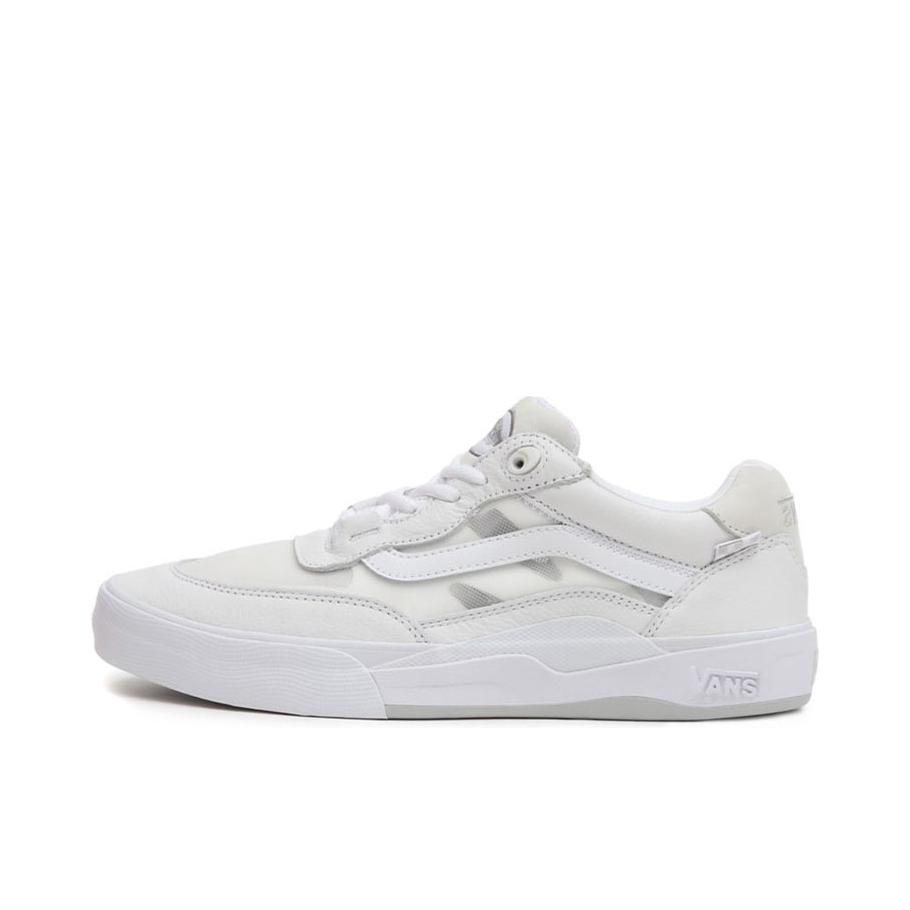 推荐商品：Vans/范斯 Wayvee 经典复古 潮流减震 防滑耐磨 舒适百搭 休闲 滑板鞋 白色/灰色