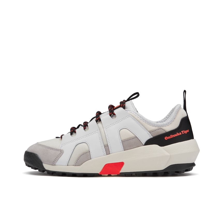推荐商品：Onitsuka Tiger Performove 舒适透气 防滑耐磨 时尚潮流 运动休闲鞋 米白/灰色