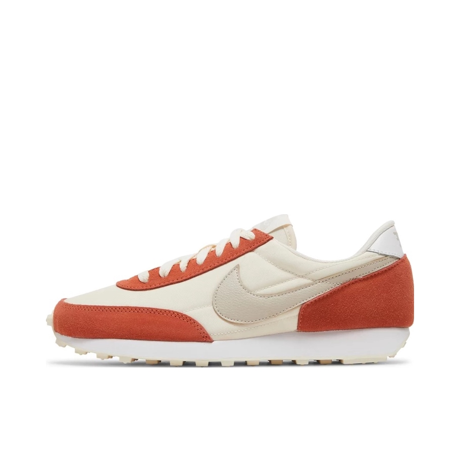 推荐商品：Nike Daybreak 解构 跑鞋 华夫鞋 复古耐磨舒适休闲轻便透气织物运动合成革减震防滑低帮 GS/橙色/灰色/米色