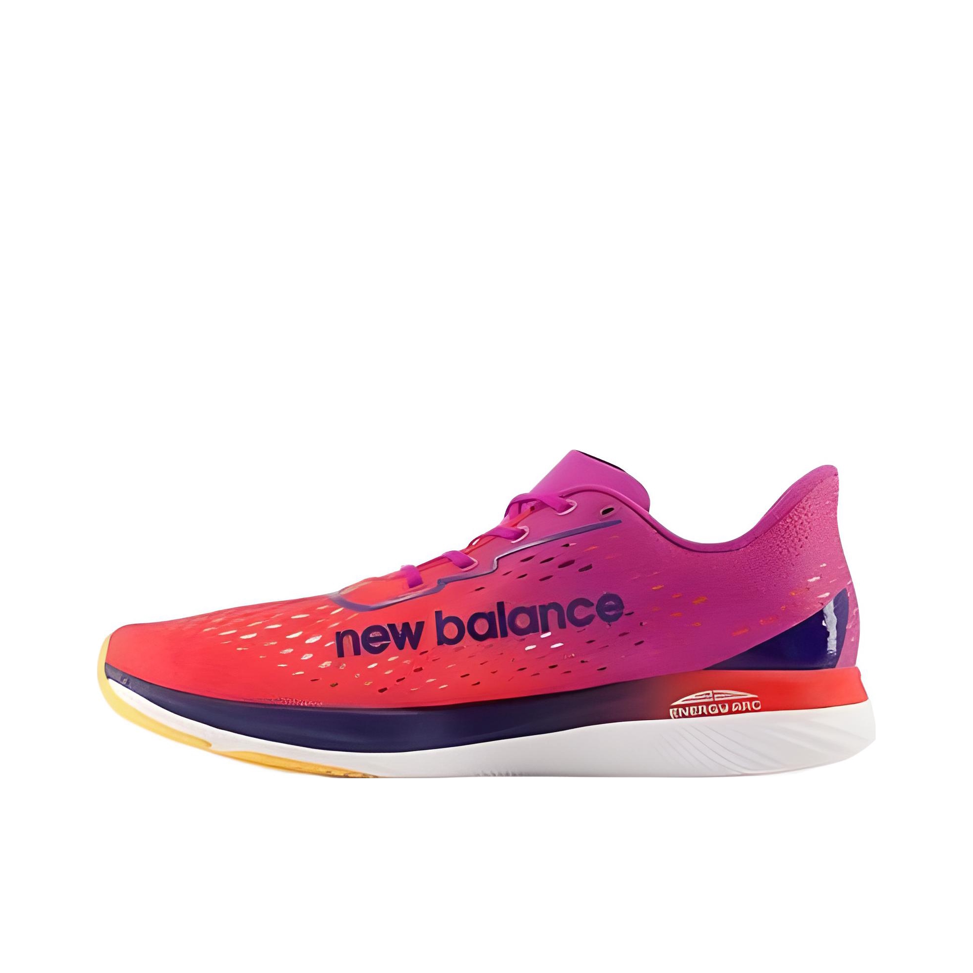 推荐商品：New Balance Fcrr系列 跑鞋 防滑耐磨减震轻便舒适透气运动休闲碳板马拉松 红色/玫红