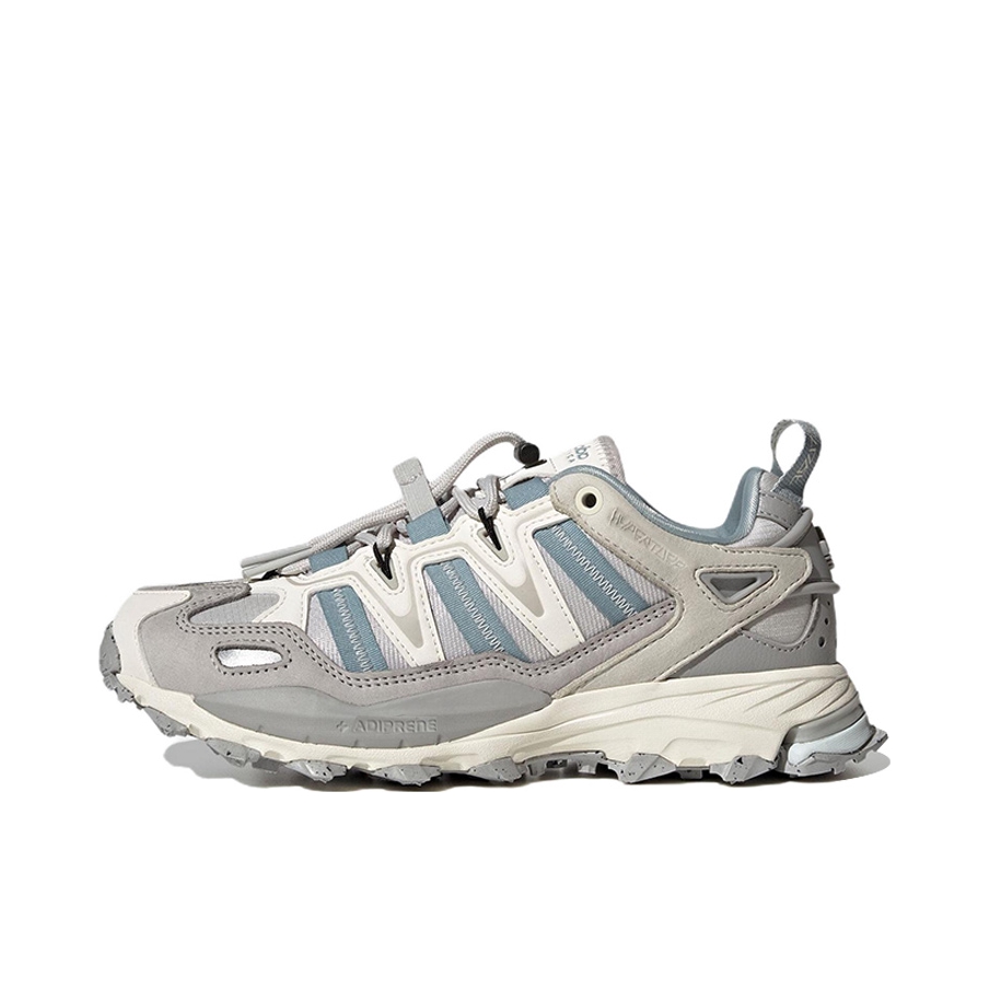 推荐商品：adidas Originals Hyperturf 防滑耐磨 减震支撑 舒适 复古 织物 户外 休闲鞋 白色/灰色/蓝色