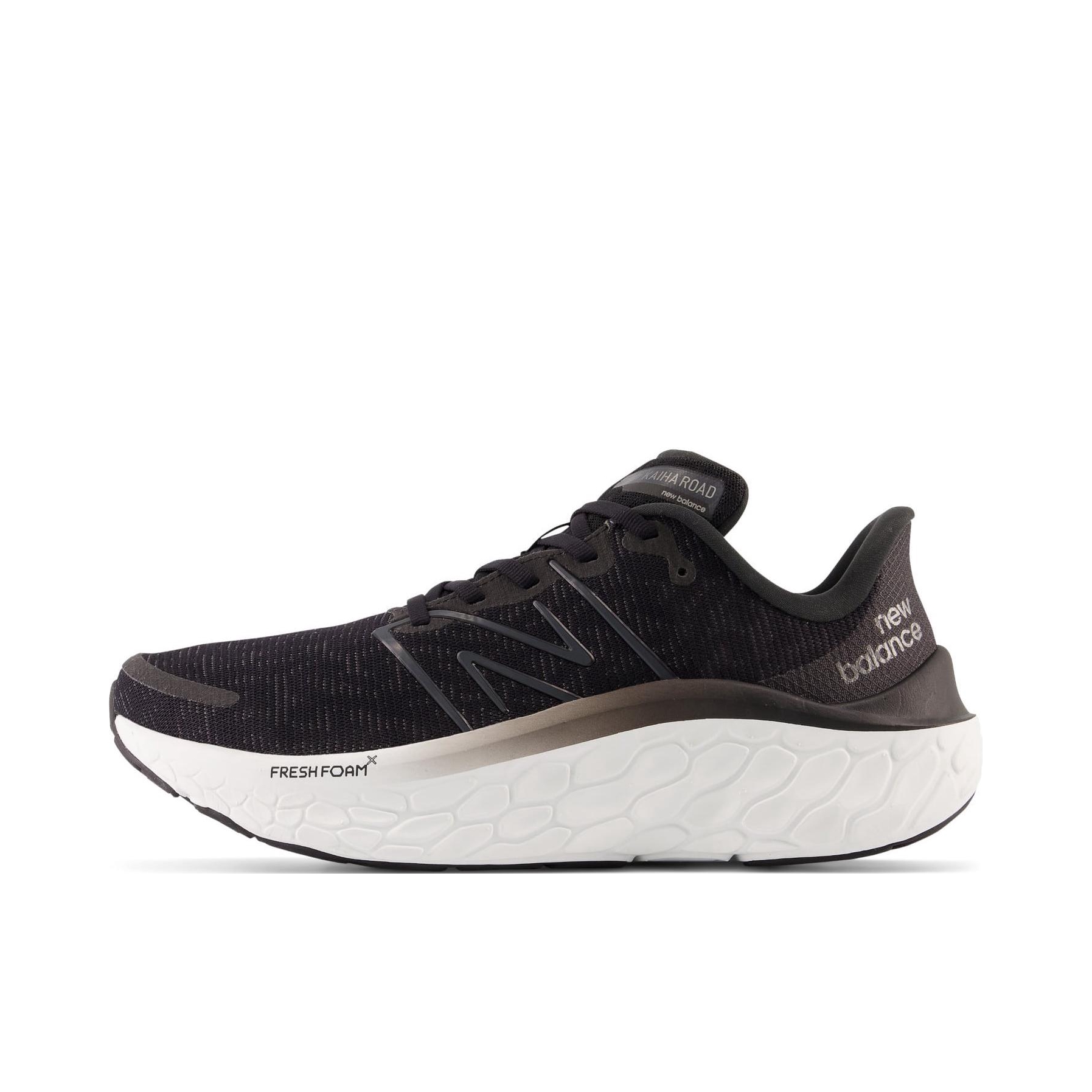 推荐商品：New Balance Fresh Foam Kaiha v1 跑鞋 耐用织物减震软底马拉松碳板 黑色/灰色