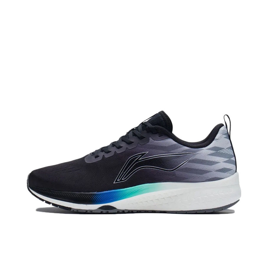 推荐商品：李宁 赤兔5 支撑稳定 防滑耐磨 透气回弹 轻便减震 跑鞋 黑色/砖灰色