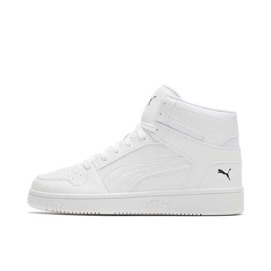 推荐商品：Puma/彪马 Rebound LayUp 小白鞋 板鞋 休闲百搭复古防滑耐磨轻松舒适透气防水运动 纯白色/黑色