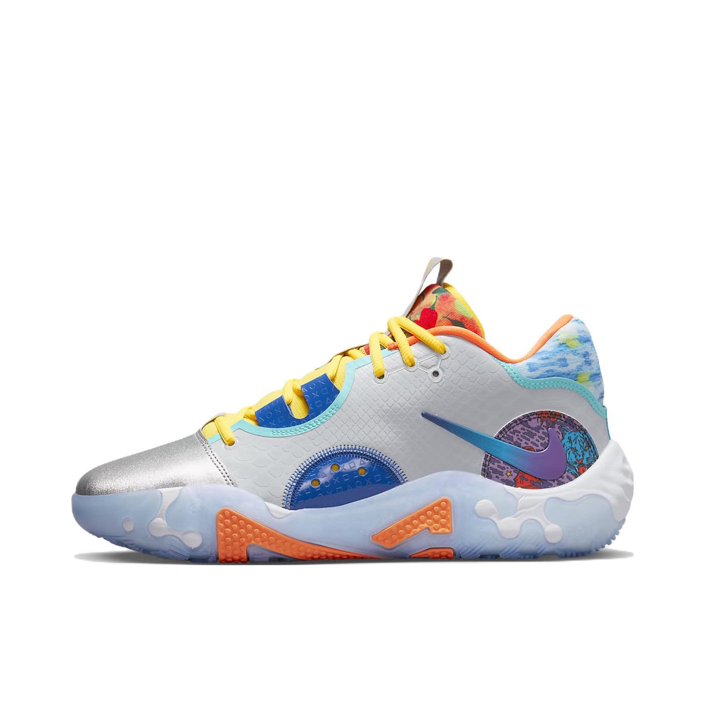 推荐商品：【520礼物】Nike Paul George PG 6 保罗乔治6代 包裹缓震 实战透气支撑 篮球鞋 What The 国内版/银色/彩色
