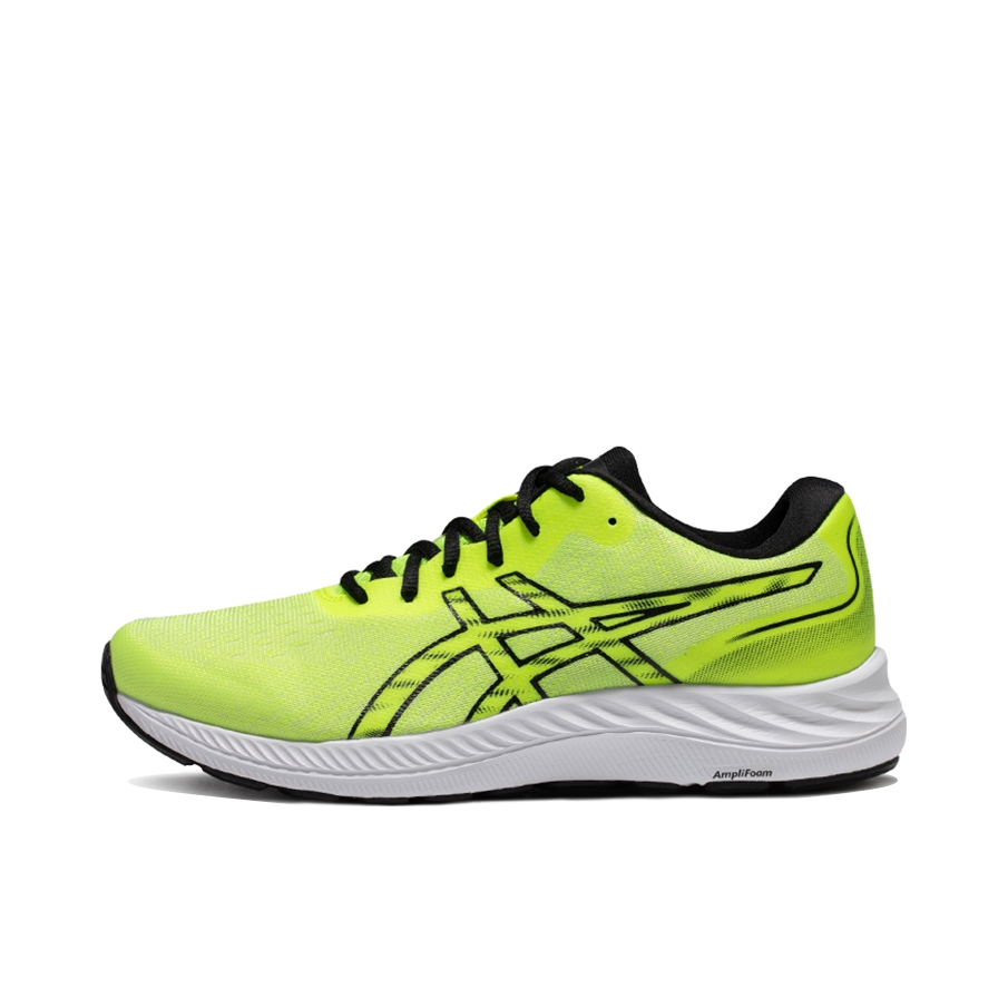 推荐商品：Asics/亚瑟士 Gel-Excite 9 减震回弹 防滑耐磨 轻便 网面透气 运动 织物 跑鞋 白色/黑色/绿色