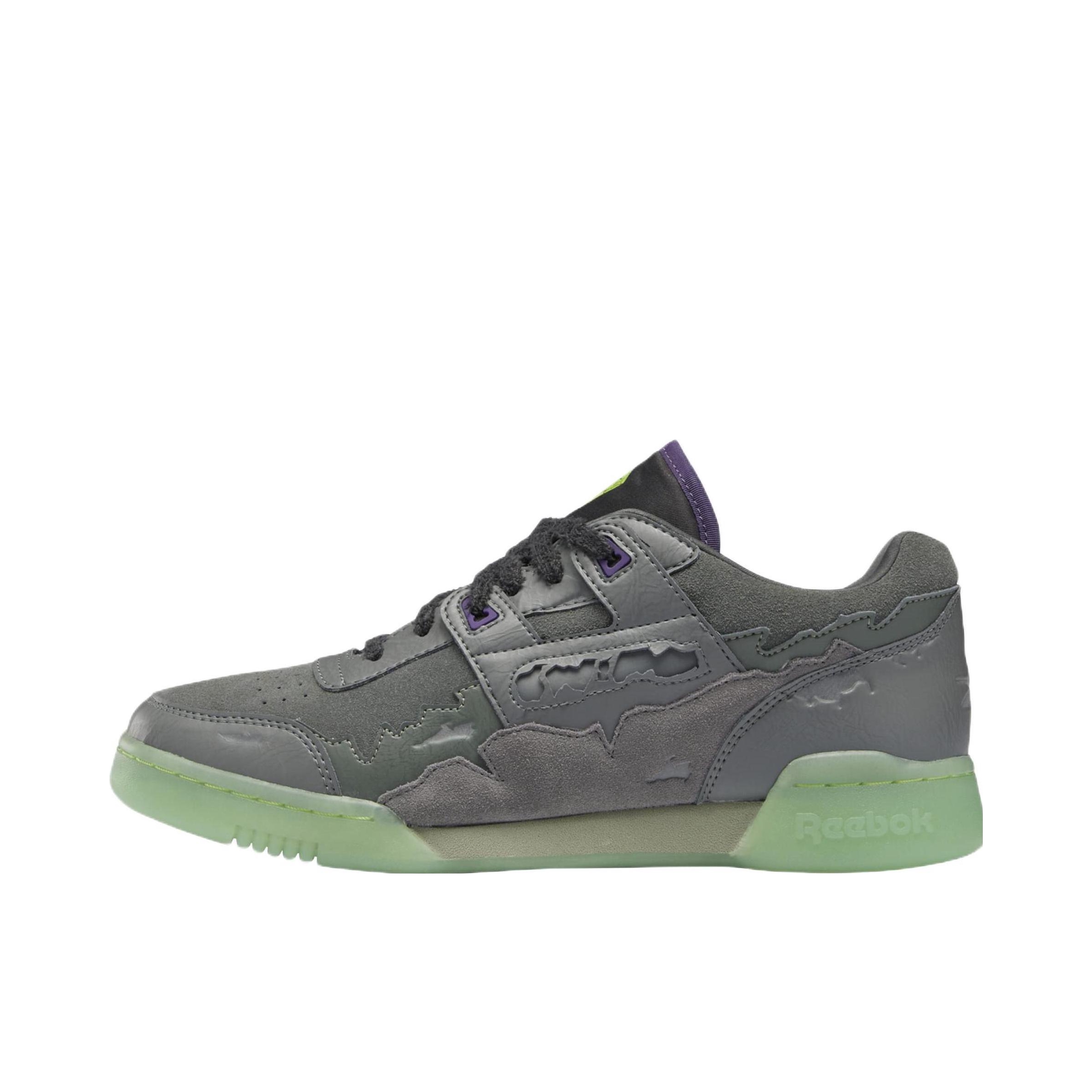 推荐商品：Reebok/锐步 Workout Plus 运动休闲鞋 时尚舒适百搭防滑耐磨复古 DC联名/灰色