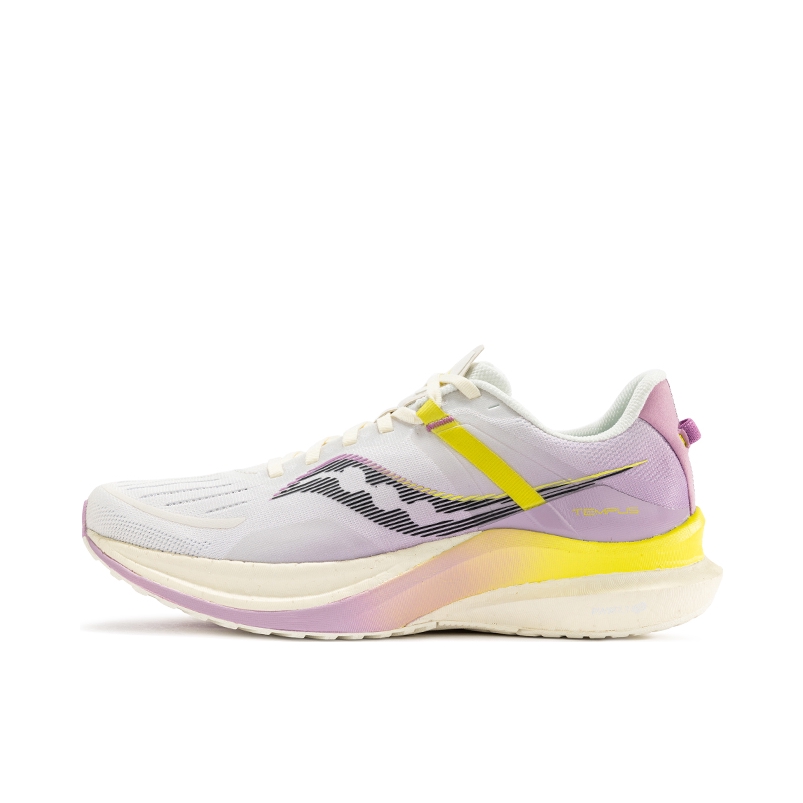 推荐商品：Saucony/索康尼  Tempus 1 坦途  防滑耐磨 缓震回弹 透气 稳定支撑 织物  跑鞋 冰激凌
