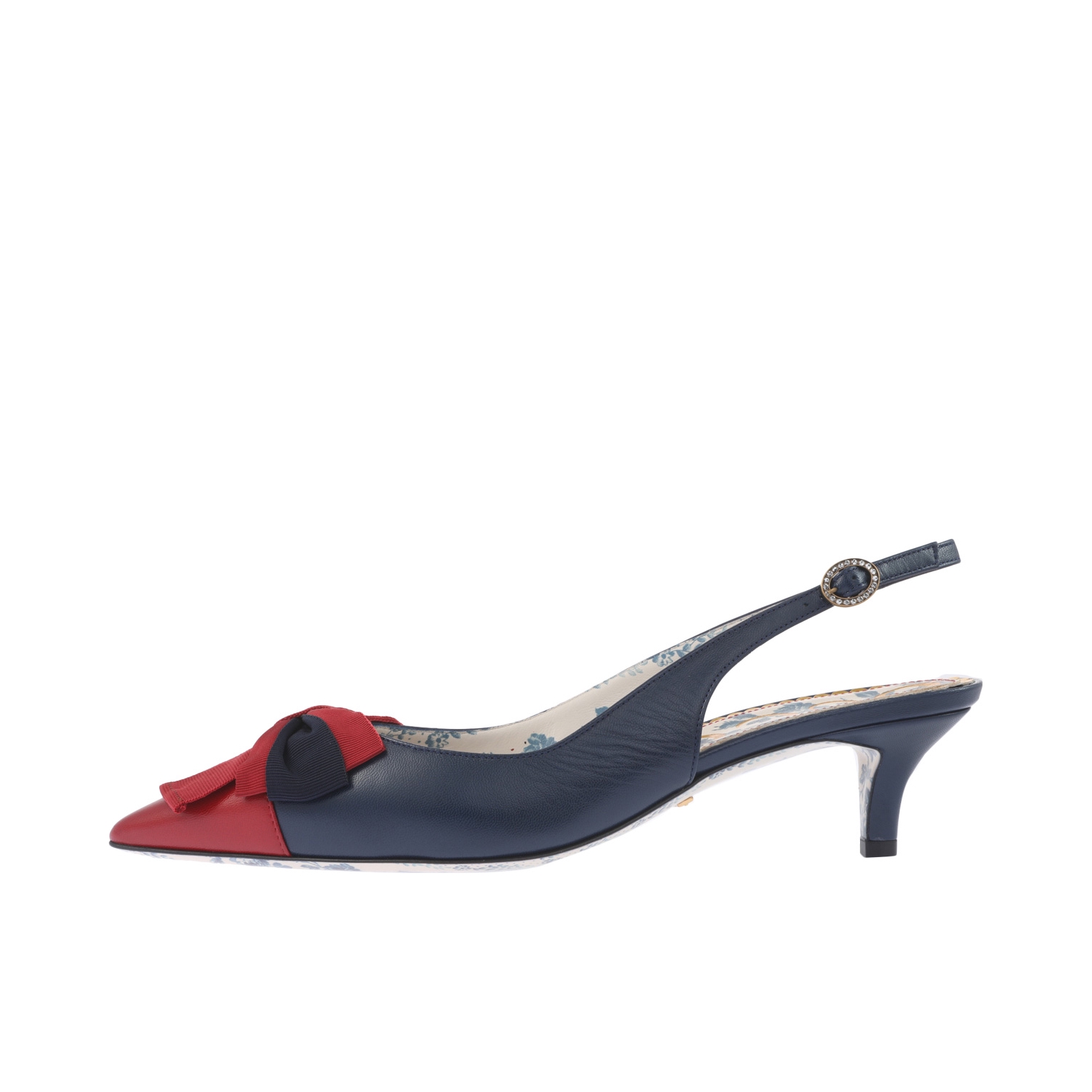 Gucci 古驰 织带蝴蝶结高跟凉鞋 516202