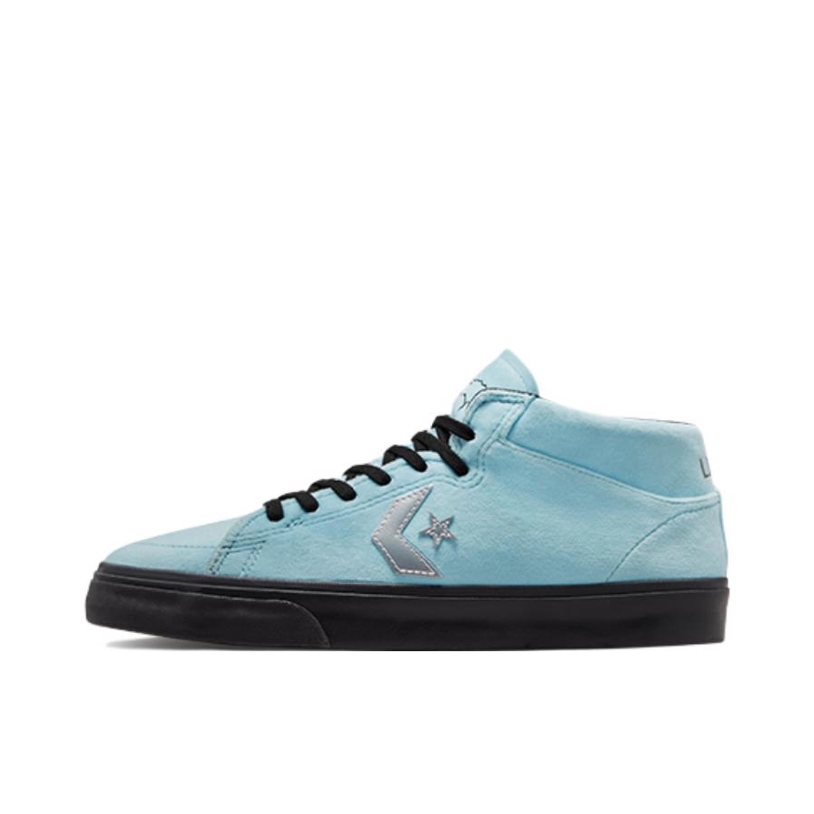 推荐商品：Converse/匡威 Louie Lopez Pro 翻毛皮 耐磨防滑 复古 板鞋 Fucking Awesome联名/中帮/蓝色/灰色