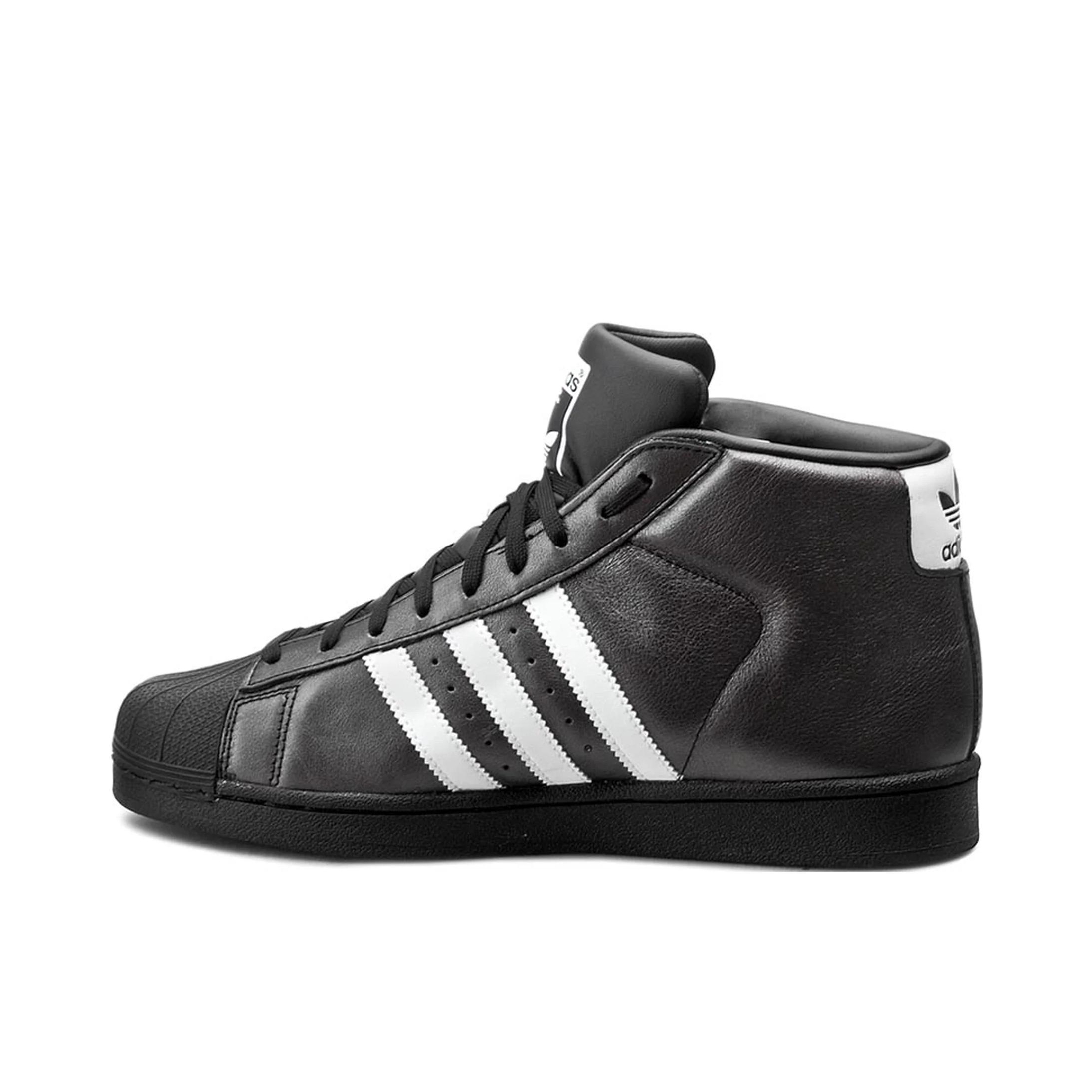 推荐商品：adidas Originals Pro Model 板鞋 时尚百搭休闲舒适透气防滑耐磨复古运动 Black/White 黑白/黑尾标