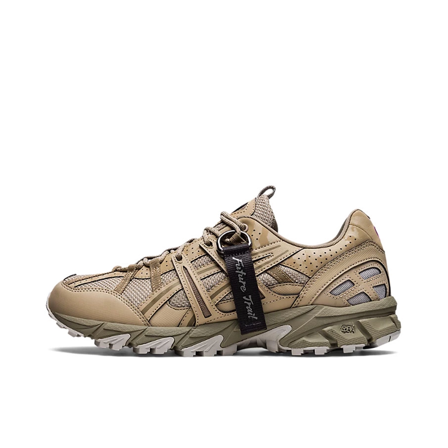 推荐商品：Asics/亚瑟士 Gel-Sonoma 15-50 跑鞋 舒适缓震轻便透气合成革经典复古时尚百搭织物回弹 深灰色/棕色
