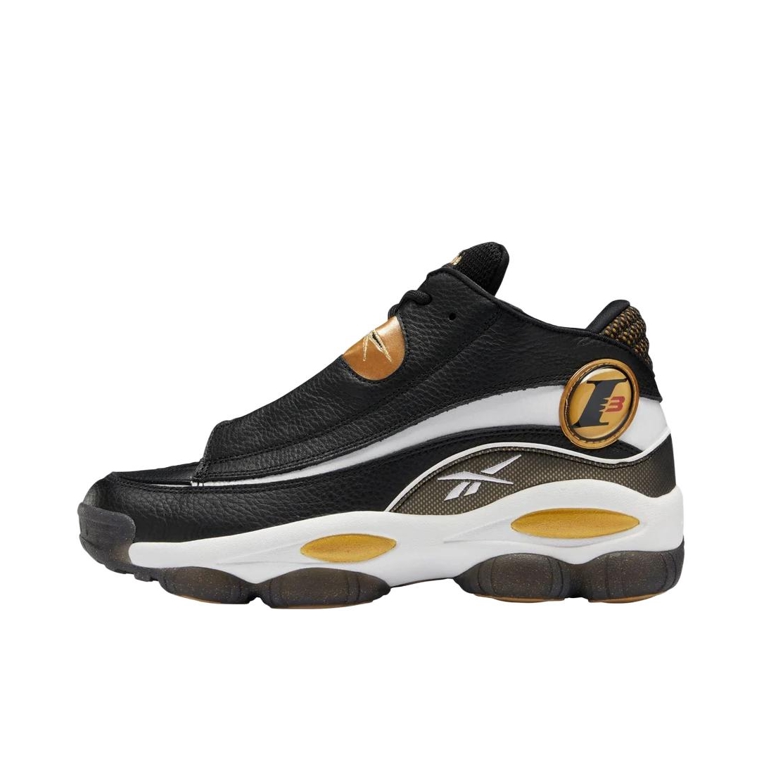 推荐商品：Reebok/锐步 Answer Dmx 亮面 透气 复古时尚 防滑耐磨 运动 篮球鞋 DMX/黑色/白色/金色