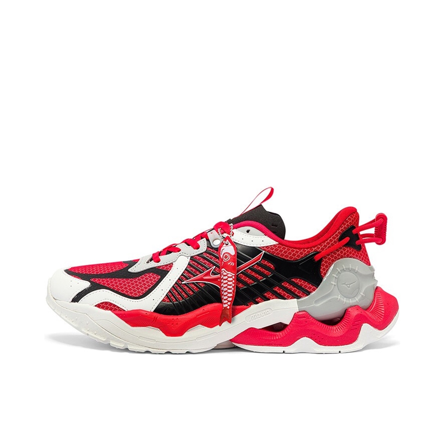 推荐商品：Mizuno/美津浓 KOI 2K 缓震稳定 舒适透气 防滑耐磨 轻便 潮流复古 运动休闲鞋 赤红/黑/白